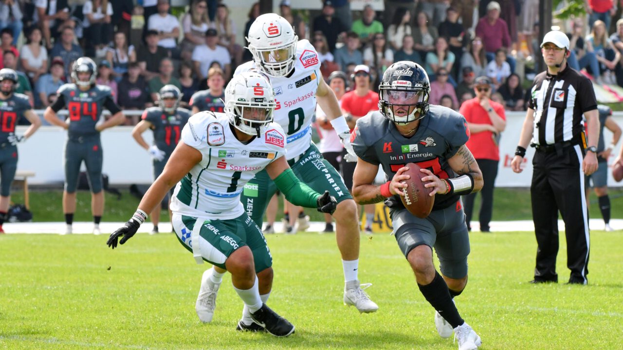 Zwei Touchdowns von Armani Edden reichen nicht in Schwäbisch Hall